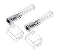 sourcing map 2 cuerdas de plástico transparente para guitarra, extractor de clavijas, puente, cuerdas de guitarra, afinadores, dispositivo de bobinado, herramienta de cambio de cuerdas, accesorios