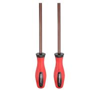 sourcing map 2 destornilladores hexagonales métricos de 5,5 mm, destornilladores magnéticos de 19 cm, acero de aleación S2 tratado térmicamente con mango ergonómico para reparación de bricolaje, rojo