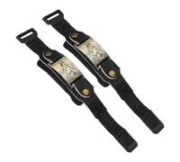 sourcing map 2 envolturas silenciosas para guitarra, 7.1 x 0.9 pulgadas, amortiguador de cuerda ajustable para guitarra, bajo, ukelele, accesorios de instrumentos musicales, diapasón, reducción de