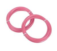 sourcing map 2 filamentos de bolígrafo 3D, 1.75 mm de diámetro, 33 pies de longitud, recambios de filamento PLA para bolígrafo de impresión 3D de 1.75 mm, color rosa