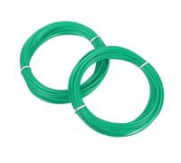 sourcing map 2 filamentos de bolígrafo 3D, 1.75 mm de diámetro, 33 pies de longitud, recambios de filamento PLA para bolígrafo de impresión 3D de 1.75 mm, verde oscuro