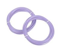 sourcing map 2 filamentos de bolígrafo 3D, 1.75 mm de diámetro, 33 pies de longitud, recambios de filamento PLA para bolígrafo de impresión 3D de 1.75 mm, morado claro