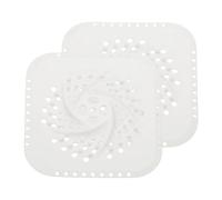 sourcing map 2 fundas de drenaje cuadradas de 5.7 pulgadas, para ducha, bañeras, fregaderos, lavaderos, color blanco