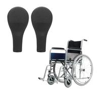 sourcing map 2 fundas de mango de freno de silla de ruedas para empuñaduras redondas de bloqueo de rueda de 8 mm de diámetro, funda de agarre de freno de 3.1 x 1.5 x 0.67 pulgadas, accesorios de