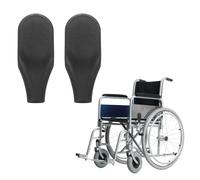 sourcing map 2 fundas de mango de freno de silla de ruedas para empuñaduras redondas de bloqueo de rueda de 8 mm de diámetro, cubierta de agarre de freno de 7,7 x 3,2 x 1,5 cm, accesorios de