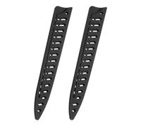 sourcing map 2 fundas protectoras de borde de hoja para cuchillos de 8 pulgadas, funda protectora universal para cuchillos de cocina, color negro
