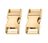 sourcing map 2 hebillas de metal de liberación lateral rápida de 16,2 mm, hebilla de liberación rápida ajustable de zinc, broches de repuesto para correas de mochila, riñonera, collares de perro