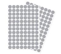 sourcing map 2 Hoja/192Pcs Pegatinas Tapa Tornillos, 15mm Diámetro PVC Tapas Autoadhesivas Cubierta Orificios de Tornillos para Muebles Madera Gabinete Estantería Armario, Gris