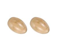 sourcing map 2 huevos de madera, huevos musicales de madera, coctelera de percusión de mano, instrumento de percusión manual de madera para manualidades, pintura, aprendizaje de música, fiesta de