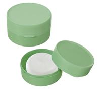 sourcing map 2 jaboneras de plástico portátiles, jabonera de viaje con tapa sellada, impermeable, a prueba de fugas, para el hogar, baño, hotel, ducha, gimnasio, camping al aire libre, color verde