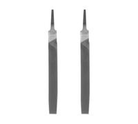 sourcing map 2 limas de corte fino de 6 pulgadas, dientes de doble corte, acero de alto carbono, lima de escofina manual sin mango para quitar desbarbado de madera y metal