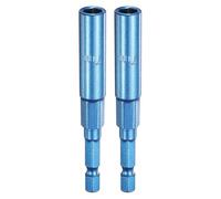 sourcing map 2 llaves de tuerca de 7 mm, llave hexagonal de acero CR-V, herramientas de llave de vaso con vástago hexagonal de cambio rápido de 1/4 pulgadas para taladros eléctricos, destornilladores