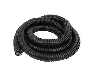 sourcing map 2 metros de metal corrugado tubo flexible del cable de alambre conducto de tubería de tubería de 20 x 23 mm