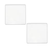 sourcing map 2 moldes de silicona para posavasos, 18 x 18 cm, forma cuadrada, molde de resina epoxi, herramientas para posavasos de resina, decoración del hogar, manualidades, artesanía, colorido