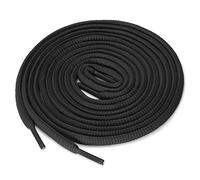 sourcing map 2 Pares Cordones Atléticos De Botas Oval Media Cordones Redondos Para Zapatillas Negro 120 cm/47.2"