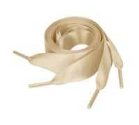 sourcing map 2 pares de cordones planos de cinta para zapatos deportivos para mujer, decoración de bricolaje, Khaki, 180cm/70.9"