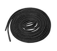 sourcing map 2 Pares De Cordones Redondos Encerados Oxford Para Zapatos De Vestir Botas Mujer Negro 180cm