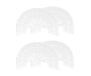sourcing map 2 Pares Tacón Placas Suela Protector Tamaño 8-8.5 Antideslizante Almohadilla Reemplazo para Zapatillas, Transparente