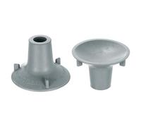 sourcing map 2 patas de repuesto para silla de ducha, asiento de baño, diámetro interior de 7/8 pulgadas, ventosa de goma antideslizante, tapas para patas de silla para taburetes de ducha y banco de
