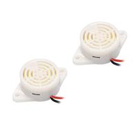 sourcing map 2 Pcs Dc3-24V Zumbador Electrónico Activo Sirena De Alarma Piezoeléctrica Intermitente 100dB