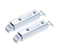 sourcing map 2 pestillos de puerta de entrada deslizante, cerradura automática de 4.5 pulgadas, cerradura de perno de puerta de hierro chapado en zinc, para gabinete industrial y casa familiar, tipo