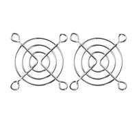 sourcing map 2 Piezas Axial Ventilador Enfriador Protector Dedos Rejilla Alambre De Metal 40mm para PC CPU