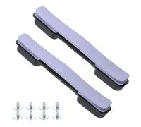 Sourcing Map 2 piezas de repuesto para asa de equipaje - Correa de transporte de maleta de 21.6 cm, asa de agarre de plástico con tornillos para estuche, púrpura
