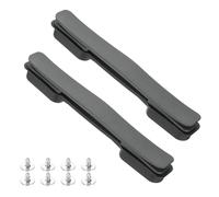 sourcing map 2 piezas de repuesto para asa de maleta, correa de transporte de 21,6 cm para maleta, asa de plástico con tornillos, color gris oscuro