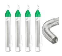 sourcing map 2 piezas de soldadura de núcleo de colofonia, alambre de flujo de soldadura sin plomo de 1,5 mm de diámetro, 20 g cada uno de los cables portátiles de estaño para soldadura eléctrica