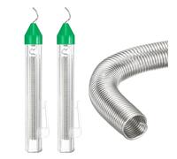 sourcing map 2 piezas de soldadura de núcleo de colofonia, alambre de flujo de soldadura sin plomo de 1,2 mm de diámetro, 20 g cada uno de los cables portátiles de estaño para soldadura eléctrica