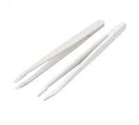 sourcing map 2 Piezas Plástico Antiestático Sin Polvo 3mm 0,12" Planas Puntas Pinzas 93305