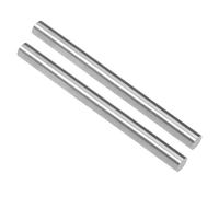 sourcing map 2 Piezas Redonda Acero Varilla 8mm 100mm Longitud