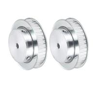 sourcing map 2 poleas de correa dentada de aluminio XL40 dientes de 6,35 mm de diámetro para correas de 10 mm de ancho, impresoras 3D, máquinas CNC, industria, 2 unidades