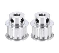 sourcing map 2 poleas de distribución de aluminio, XL 12 dientes de 7 mm de diámetro de rueda síncrona de rueda dentada de 5,08 mm, paso de 11 mm, ancho de ranura para correa, máquina CNC, impresora
