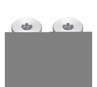 sourcing map 2 poleas de ranura única, orificio fijo de 4 mm, polea mecánica de aleación de aluminio de 16 mm de diámetro exterior con llave hexagonal para correa redonda de poliuretano de 4 mm