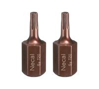 sourcing map 2 puntas de destornillador Torx T20 de 10 mm, vástago hexagonal de 30 mm de longitud, magnéticas, seguridad a prueba de manipulaciones, puntas hexagonales de 6 puntos, puntas hexagonales