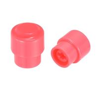 sourcing map 2 puntas de interruptor de palanca de guitarra de 3 vías y 5 vías, punta de botón de plástico con ranura cruzada para piezas de repuesto de guitarra eléctrica SQ ST TL, color rosa