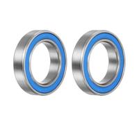 sourcing map 2 rodamientos de bolas de ranura profunda 6804-2RS de 20 x 32 x 7 mm, rodamientos sellados de goma para TRX4 1/10 RC coches, camiones, impresora 3D, P6 (ABEC 3)