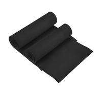 sourcing map 2 rollos de hojas de espuma negra, 79 x 13 x 0.12 pulgadas, rollo de espuma EVA de alta densidad, hoja de manualidades para manualidades, proyectos de manualidades, protección de muebles