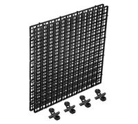 sourcing map 2 separadores de peceras de acuario, 12 x 12 pulgadas, difusor de luz de caja de huevos de plástico, separador de división inferior con clips de ventosa y ventosas para acuario, color