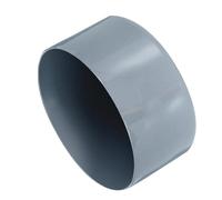 sourcing map 2 tapas de goma de 75 mm de diámetro interior de vinilo redondo para pernos de tubo, protectores de rosca, color gris