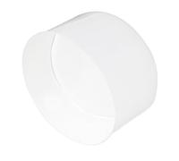 sourcing map 2 tapas de goma de 90 mm de diámetro interior de vinilo redondo para pernos de tubo, protectores de rosca transparentes