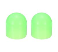 sourcing map 2 tapas difusoras de linterna, 43 mm de diámetro interior x 50 mm de altura, tapas protectoras de rosca de tornillo para luces LED de 44-46 mm, tornillo de tubo de muebles, color verde