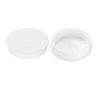 sourcing map 2 tapones de silicona redondos, impermeables, de goma, tapones de sellado de botellas, tapones de extremo de tubo para agujero de 65 mm, para botella de bañera, color blanco