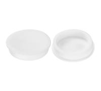 sourcing map 2 tapones de silicona redondos, impermeables, de goma, tapones de sellado de botellas, tapones de extremo de tubo para agujero de 70 mm, para botella de bañera, color blanco