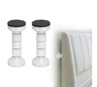sourcing map 2 tapones para cabecero, marco de cama ajustable de 11 cm, herramienta antivibración, estabilizador de muebles para sofá, marco de cama, estantería, armario, color blanco