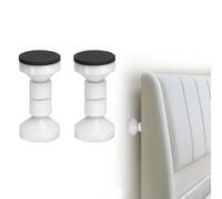 sourcing map 2 tapones para cabecero, marco de cama ajustable de 9 cm, herramienta antivibración, estabilizador de muebles para sofá, marco de cama, estantería, armario, color blanco
