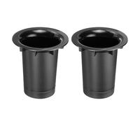 sourcing map 2 tubos de puerto de altavoz de 85 x 110/3.3 x 4.3 pulgadas para subwoofer, caja de graves, caja de graves para altavoces DJ/PA