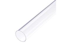 sourcing map 2 tubos de PVC rígidos transparentes de 23 mm de diámetro interior x 25 mm de diámetro exterior x 0,4 m de tubo redondo