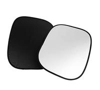 sourcing map 2 Uds Sol Sombrilla Plata Gris Poliéster Ventanilla Lateral con Succíon Base para Coche Auto